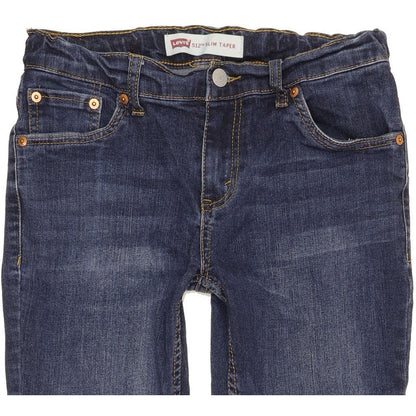 Levi's 512 Kids Women Blue Tapered Slim Stretch Jeans W26 L29