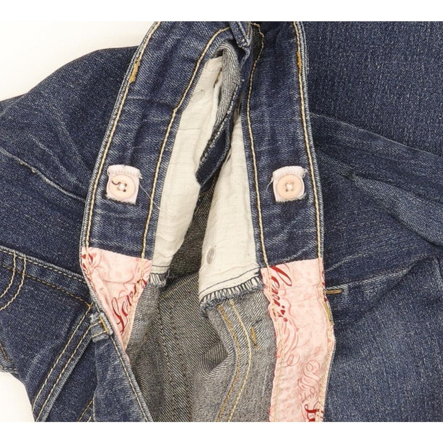Levi's Kids Women Blue Straight Slim Stretch Jeans W28 L30