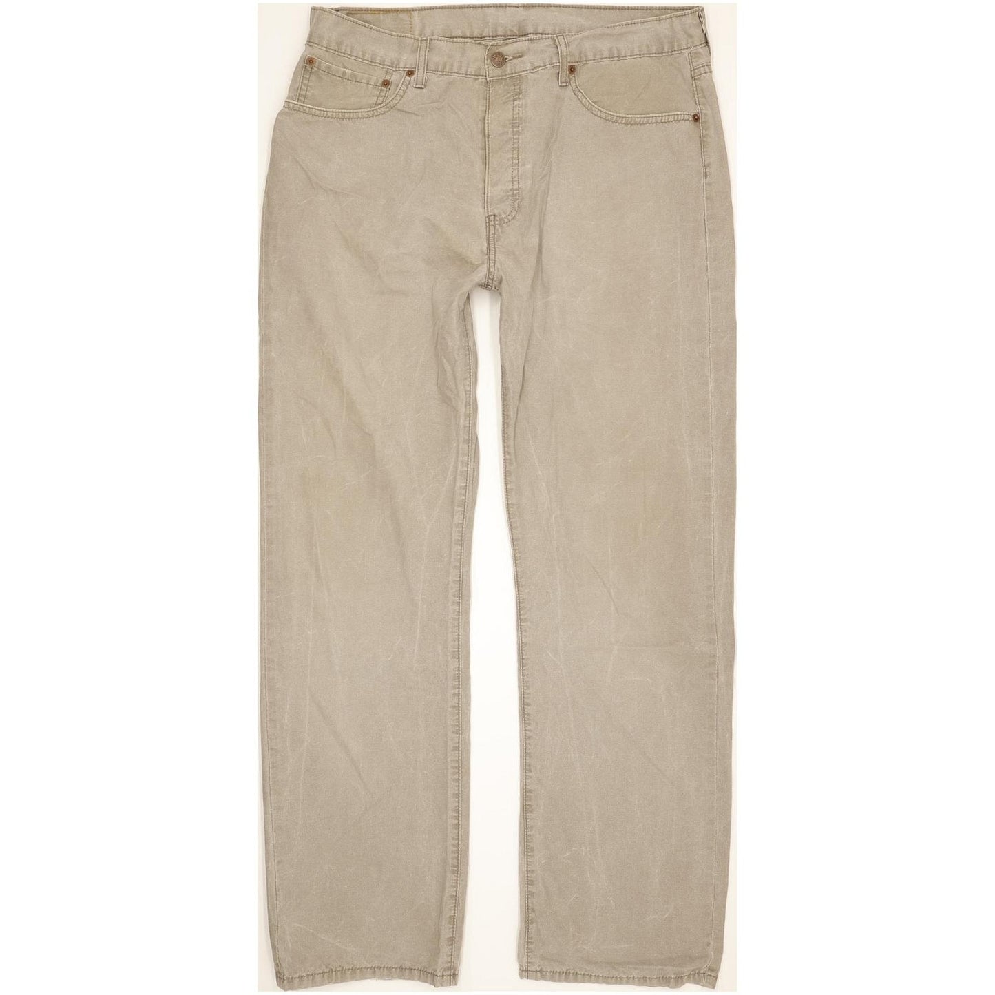Levi's 401 Men Grey Straight Regular Jeans W36 L32