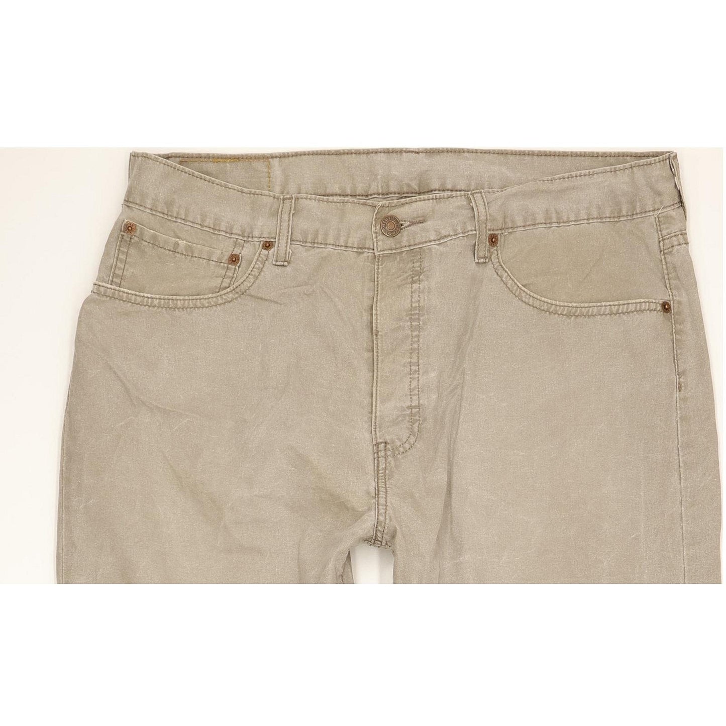 Levi's 401 Men Grey Straight Regular Jeans W36 L32