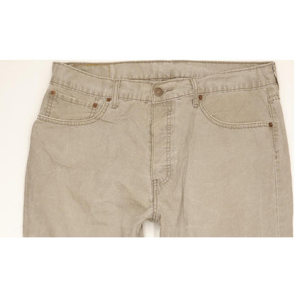 Levi's 401 Men Grey Straight Regular Jeans W36 L32