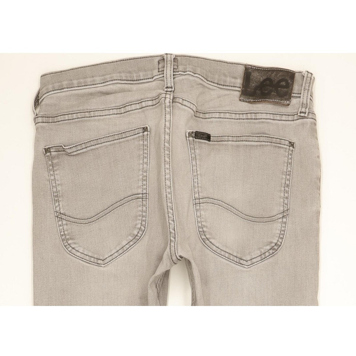 Lee Luke Men Grey Skinny Slim Stretch Jeans W31 L34