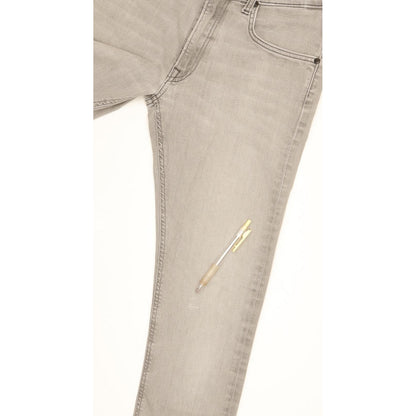 Lee Luke Men Grey Skinny Slim Stretch Jeans W31 L34