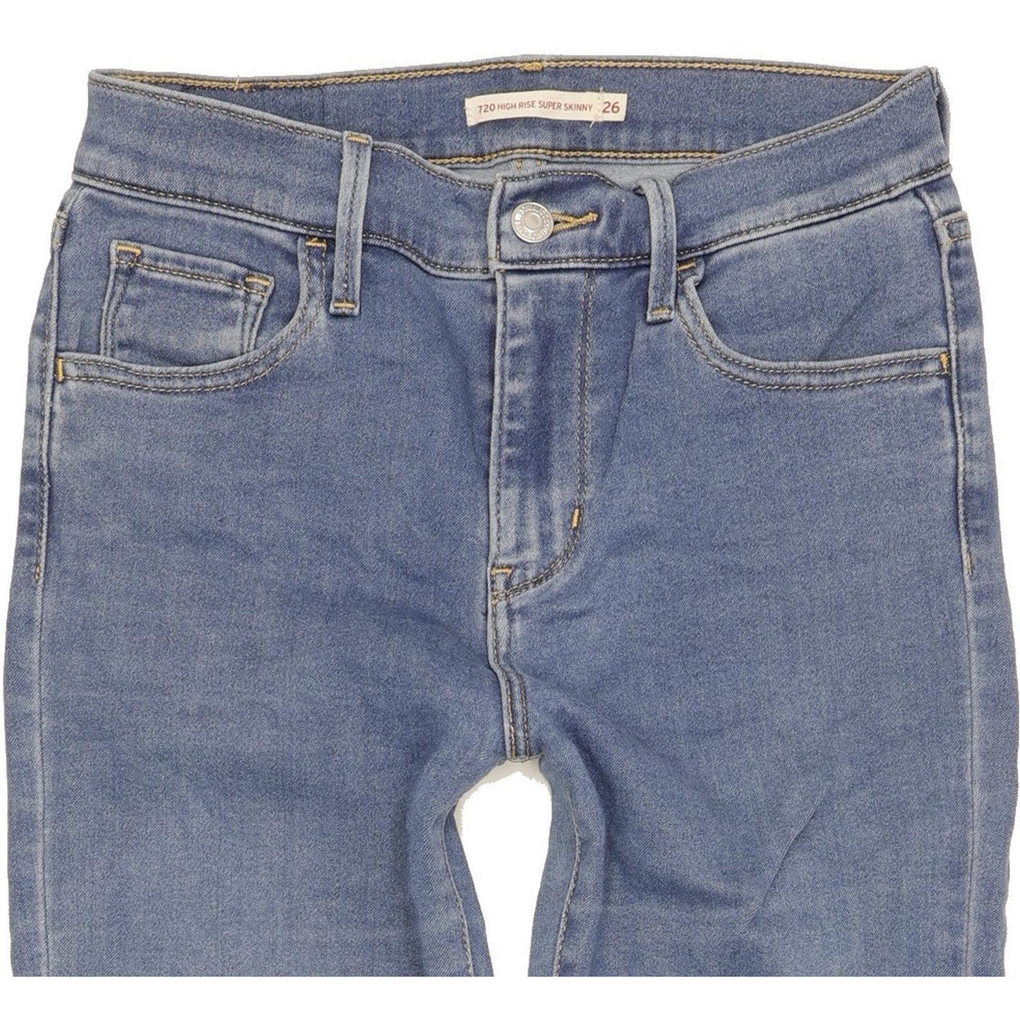 Levi's 720 Women Blue Skinny Slim Stretch Jeans W26 L28