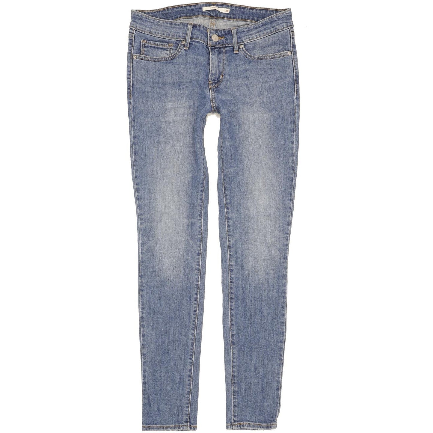 Levi's 711 Women Blue Skinny Slim Stretch Jeans W28 L30