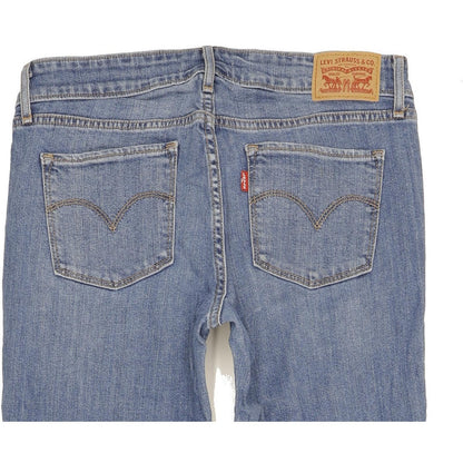 Levi's 711 Women Blue Skinny Slim Stretch Jeans W28 L30