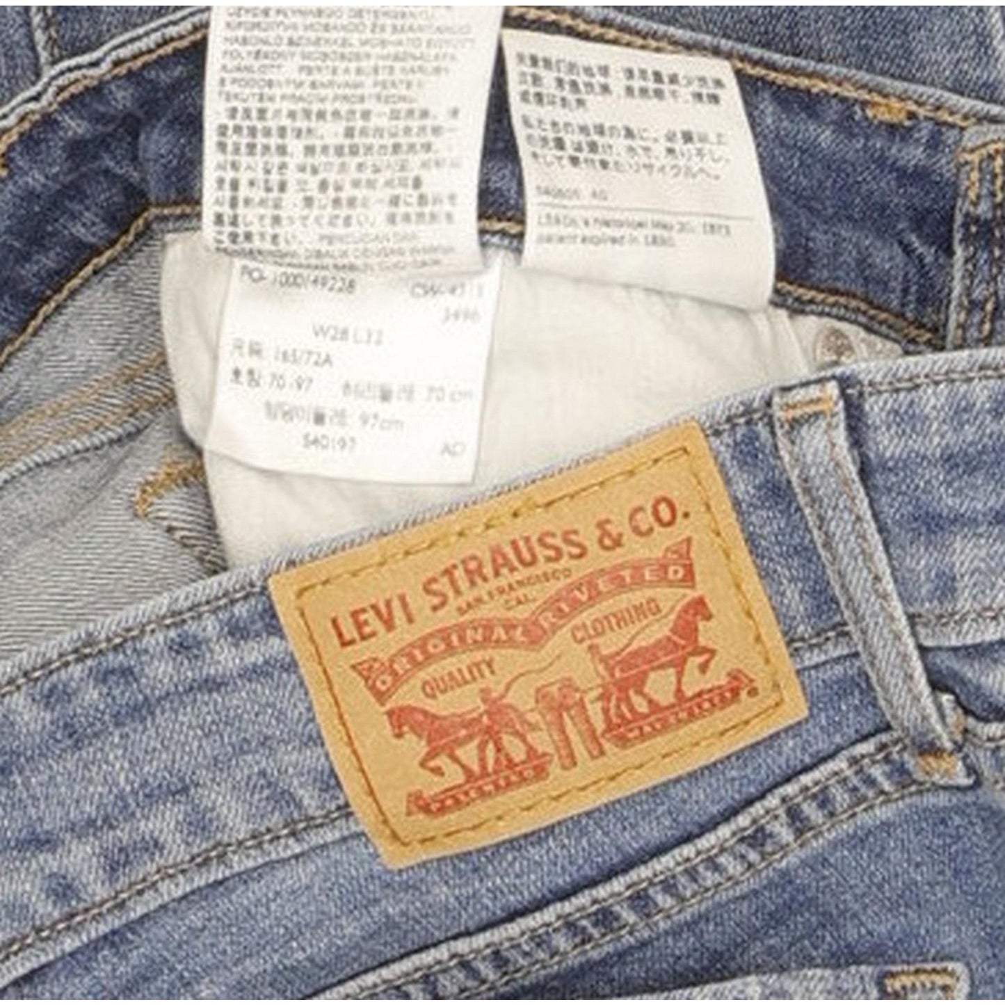 Levi's 711 Women Blue Skinny Slim Stretch Jeans W28 L30