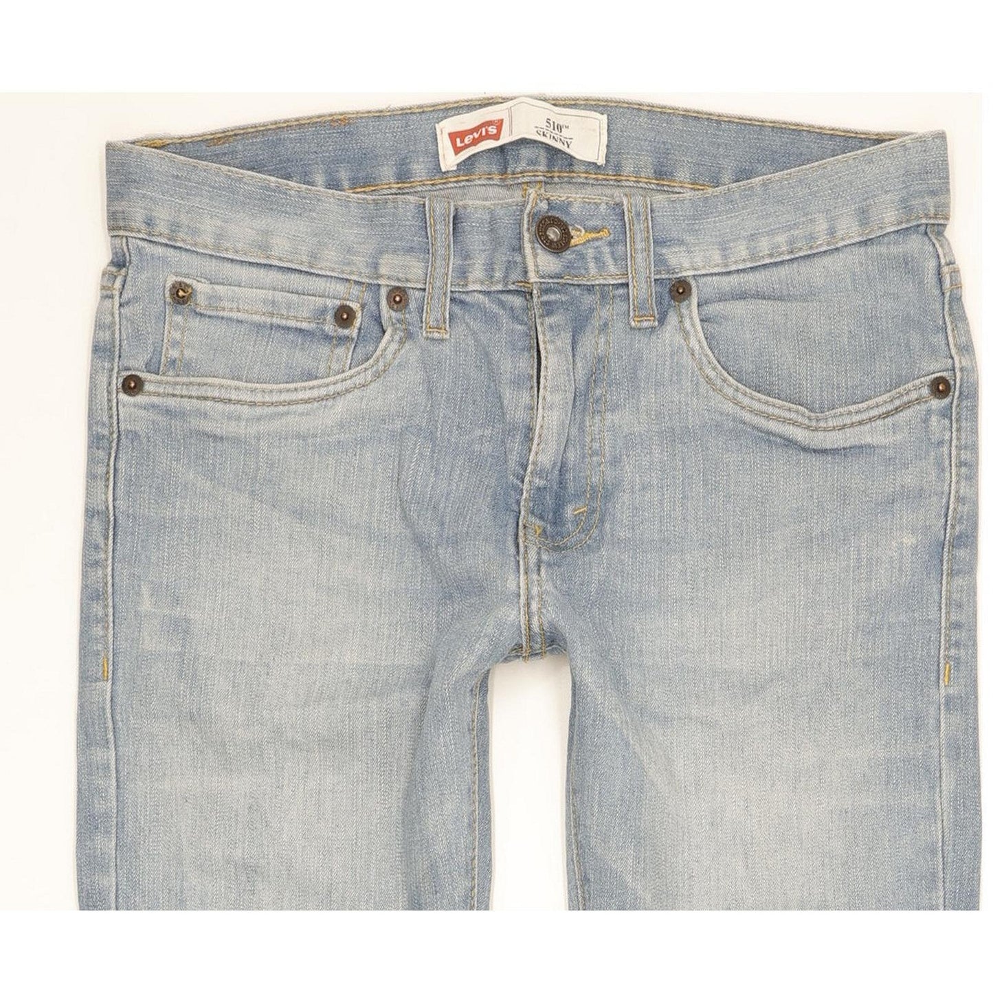 Levi's 510 Kids Blue Skinny Slim Stretch Jeans W28 L28