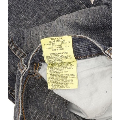 Wrangler Texas Men Blue Straight Regular Stretch Jeans W31 L34