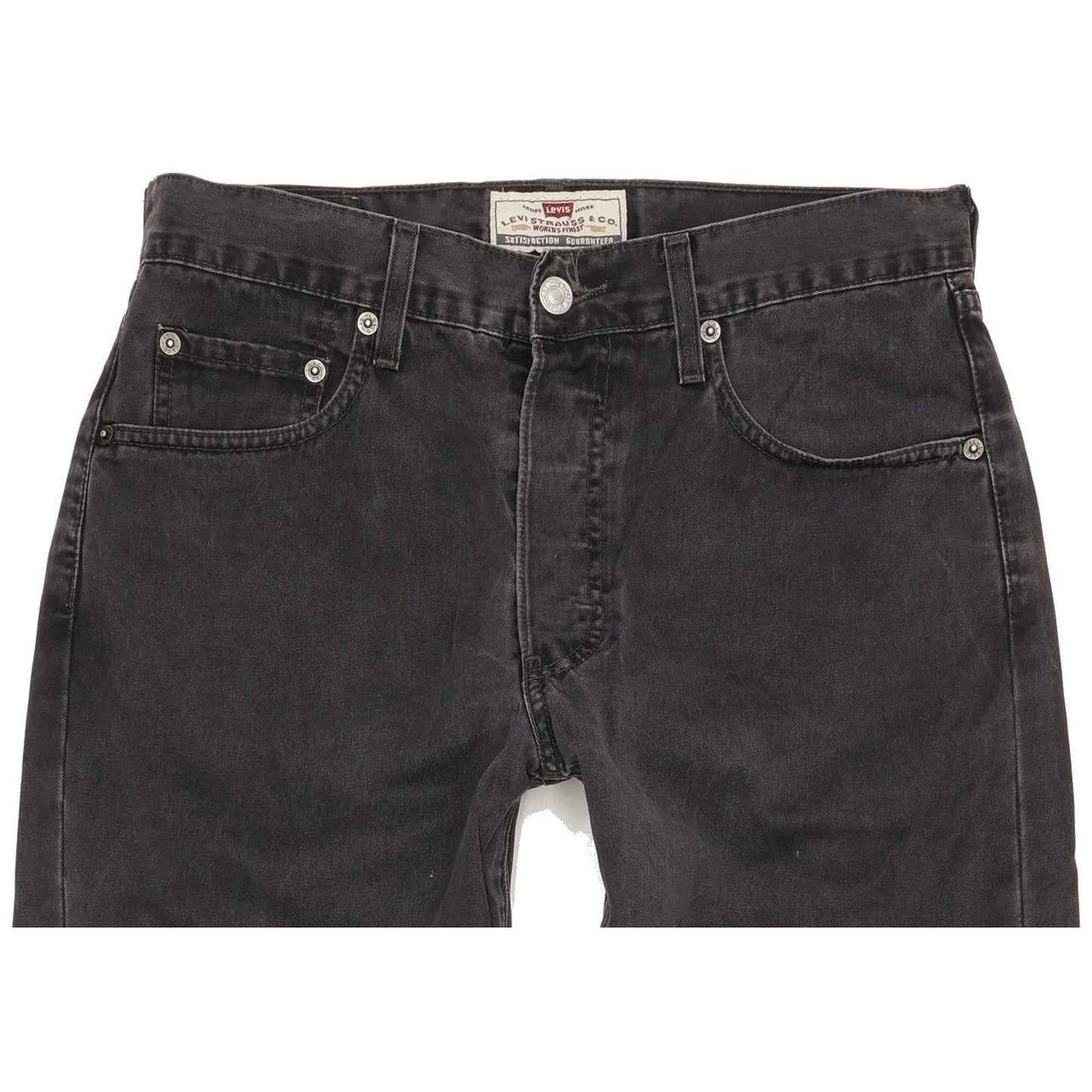 Levi's 451 Men Charcoal Straight Slim Jeans W31 L34