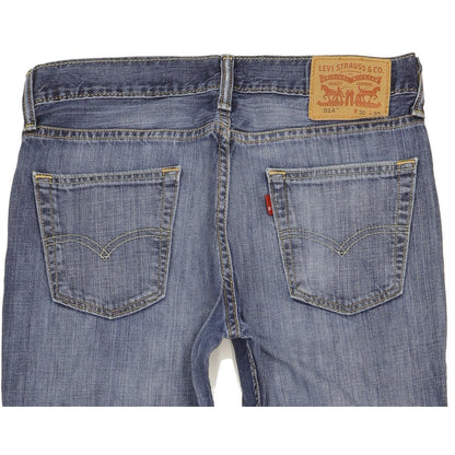 Levi's 514 Men Blue Straight Slim Jeans W30 L32