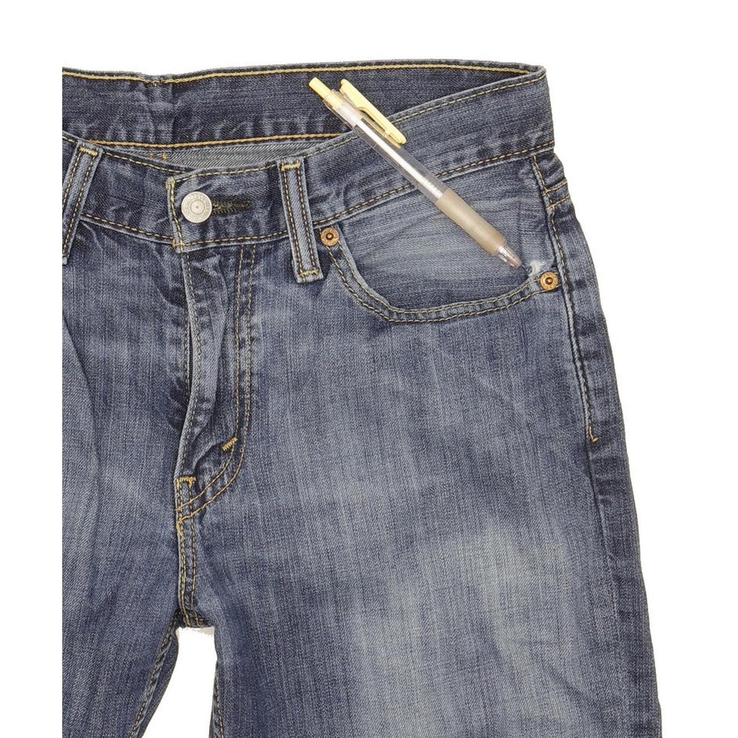 Levi's 514 Men Blue Straight Slim Jeans W30 L32