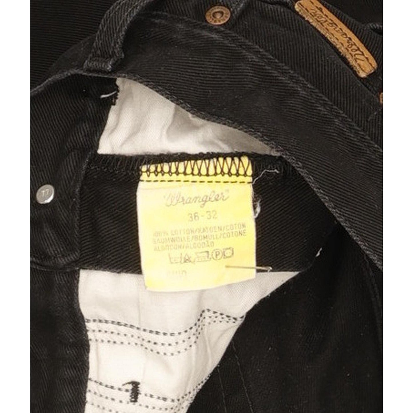 Levi's Ohio Men Black Straight Regular Jeans W36 L30