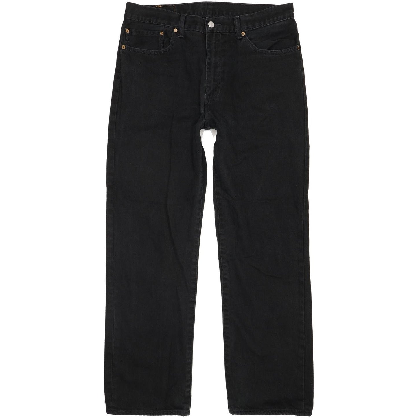 Levi's 751 Men Black Straight Regular Jeans W36 L31