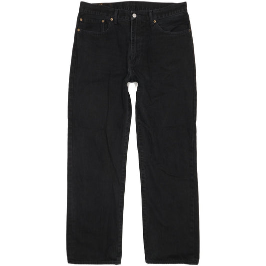 Levi's 751 Men Black Straight Regular Jeans W36 L31