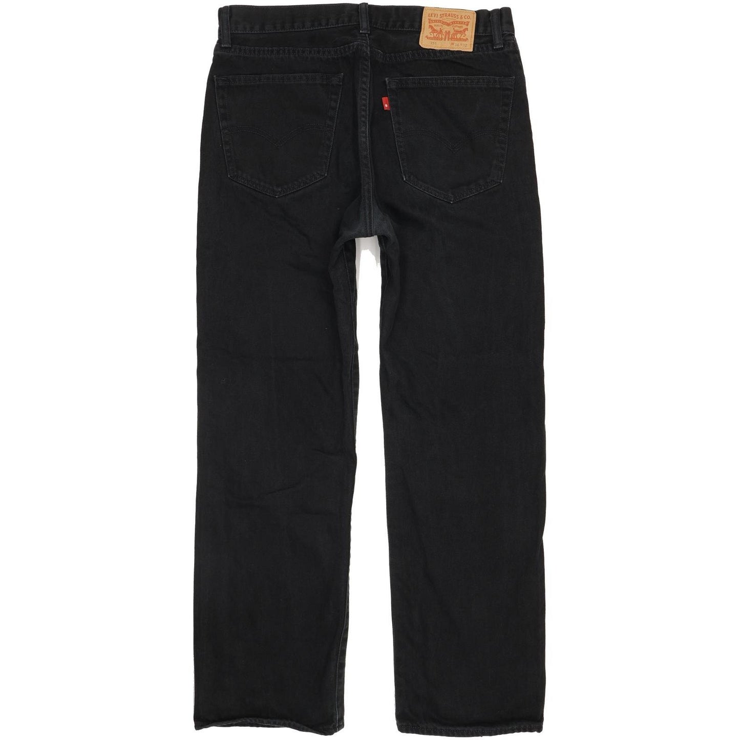Levi's 751 Men Black Straight Regular Jeans W36 L31