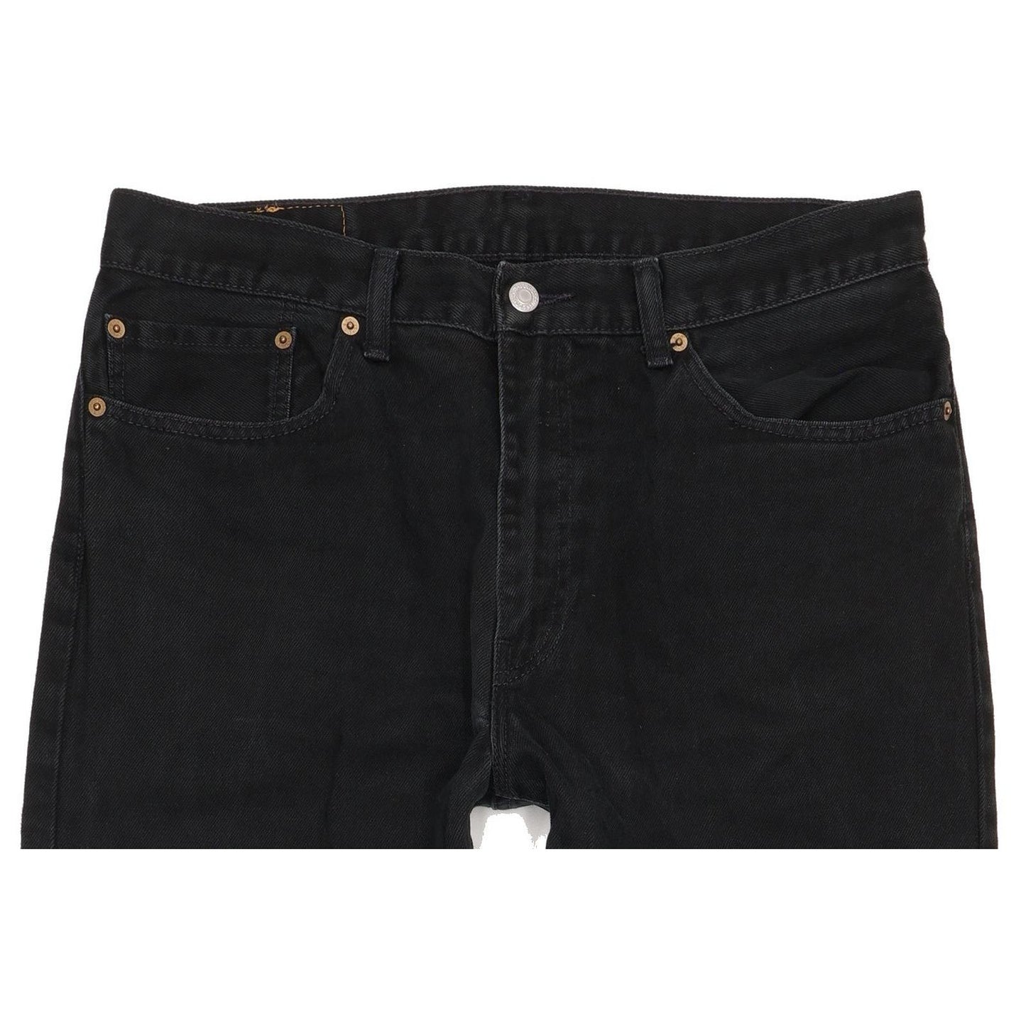 Levi's 751 Men Black Straight Regular Jeans W36 L31