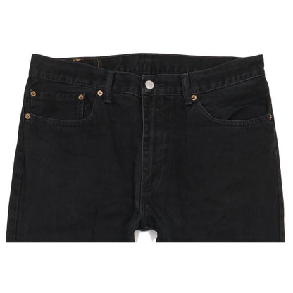 Levi's 751 Men Black Straight Regular Jeans W36 L31
