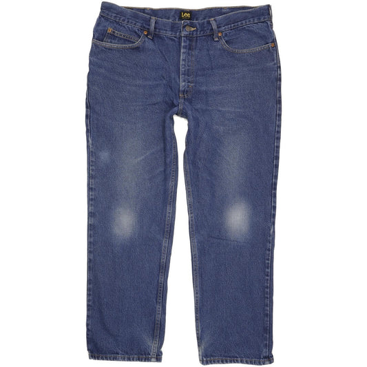 Lee Men Blue Straight Regular Jeans W40 L30