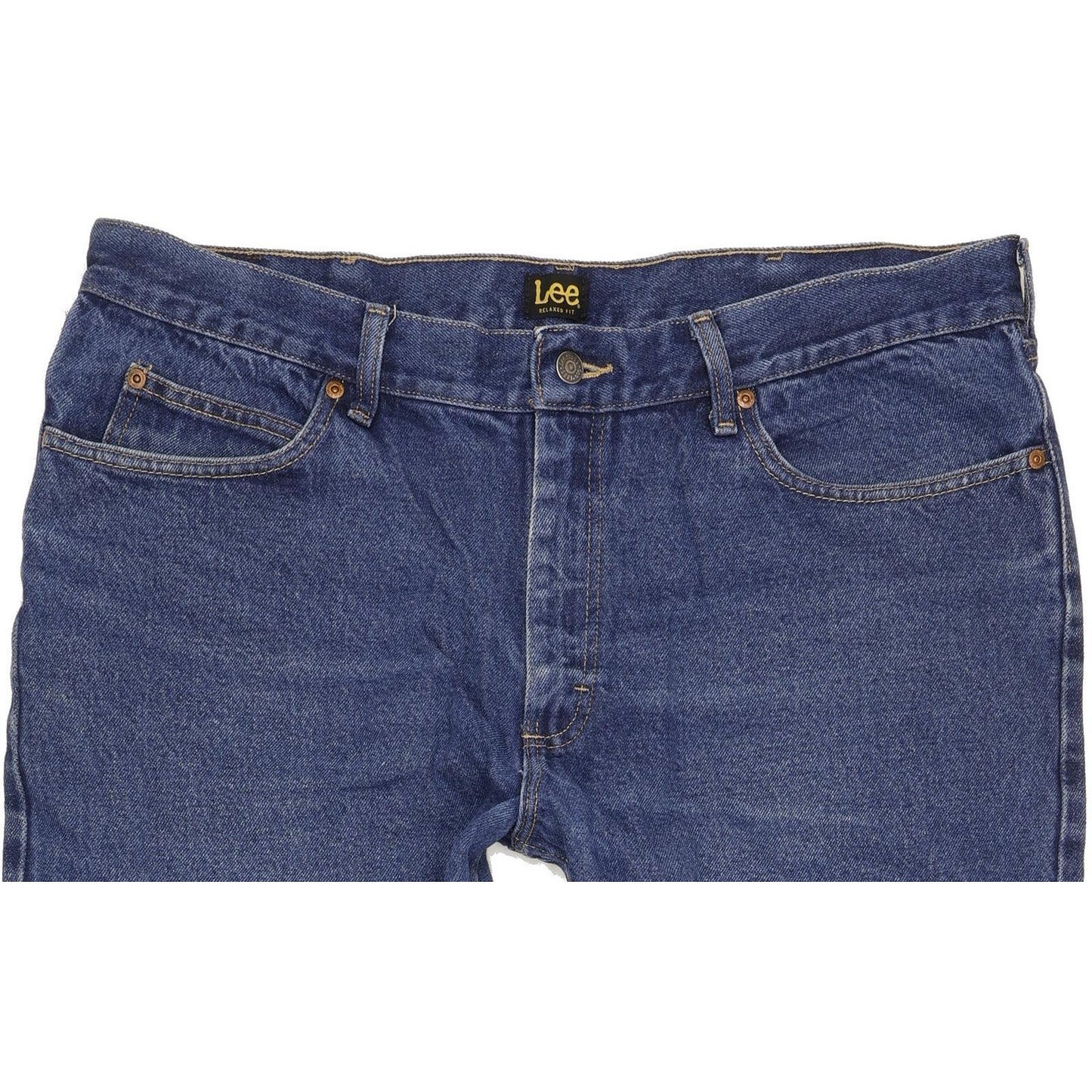 Lee Men Blue Straight Regular Jeans W40 L30