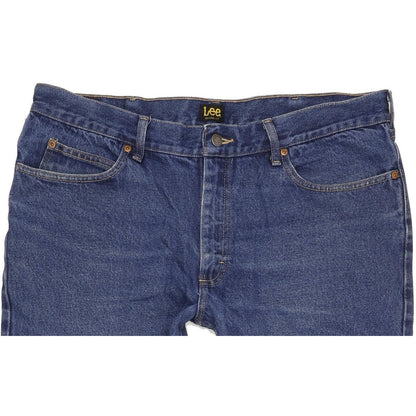 Lee Men Blue Straight Regular Jeans W40 L30