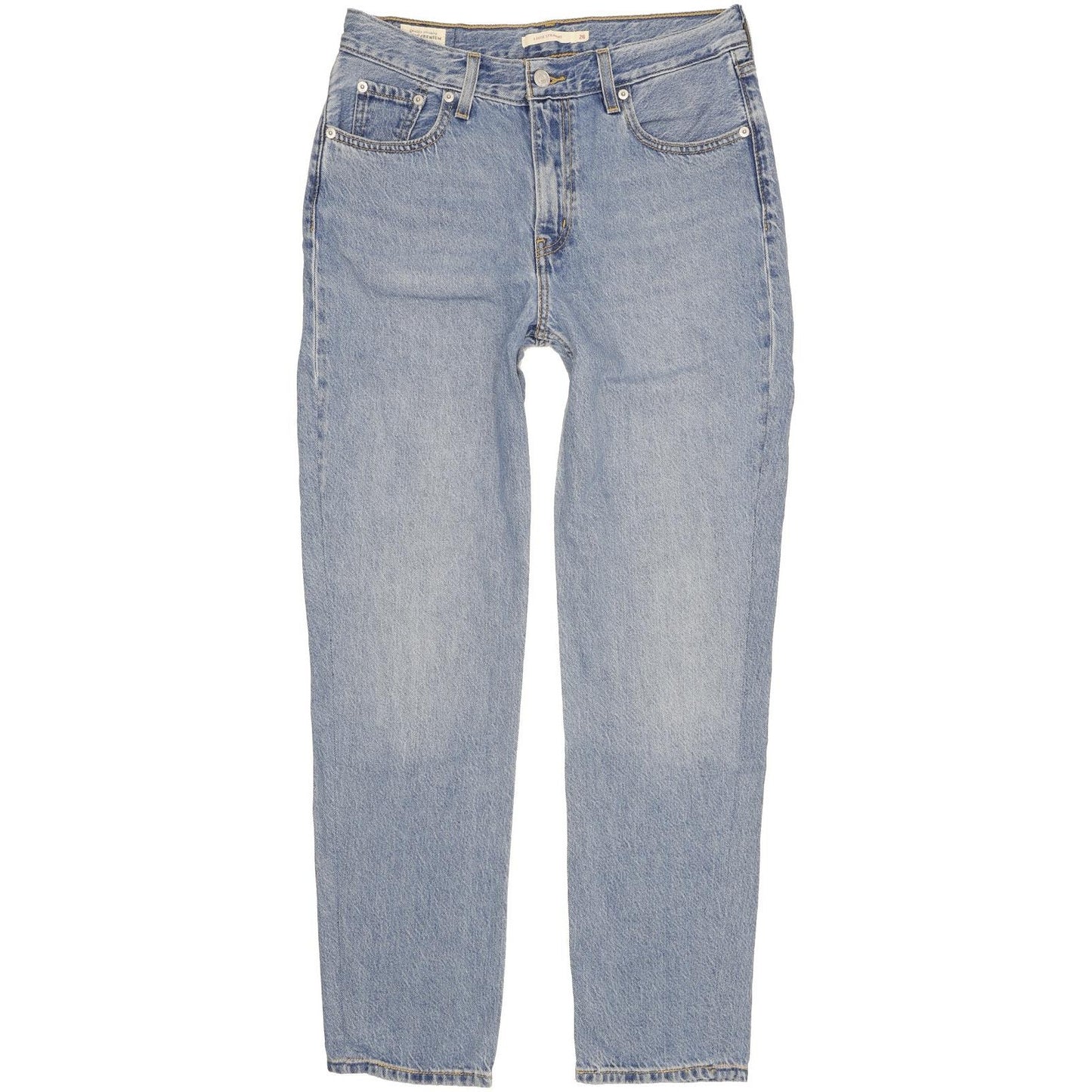 Levi's Women Blue Straight Loose Stretch Jeans W26 L30