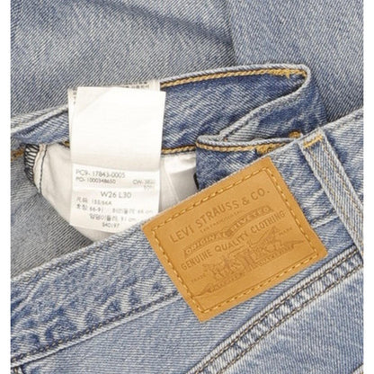 Levi's Women Blue Straight Loose Stretch Jeans W26 L30