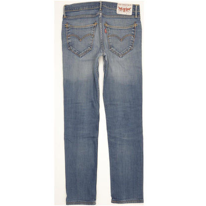 Levi's Men Blue Straight Slim Stretch Jeans W30 L30