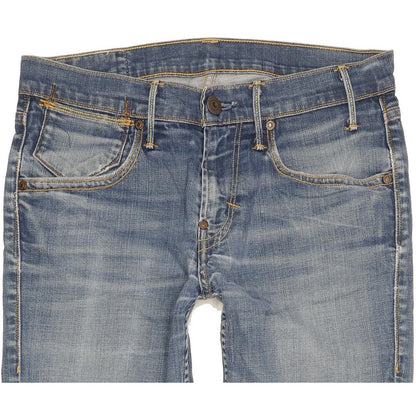 Levi's Men Blue Straight Slim Stretch Jeans W30 L30