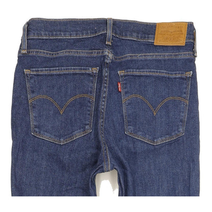 Levi's 724 Women Blue Straight Slim Stretch Jeans W28 L30