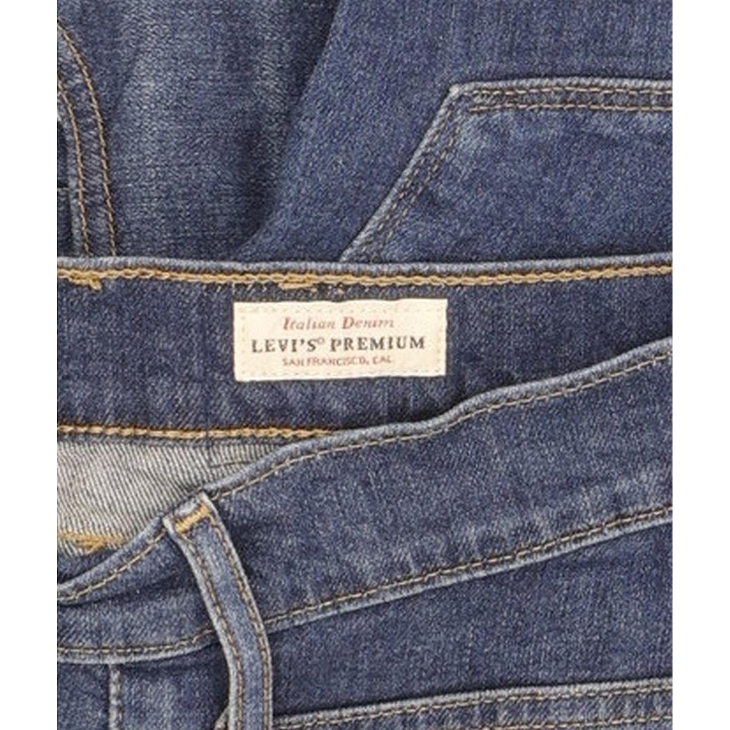 Levi's 724 Women Blue Straight Slim Stretch Jeans W28 L30