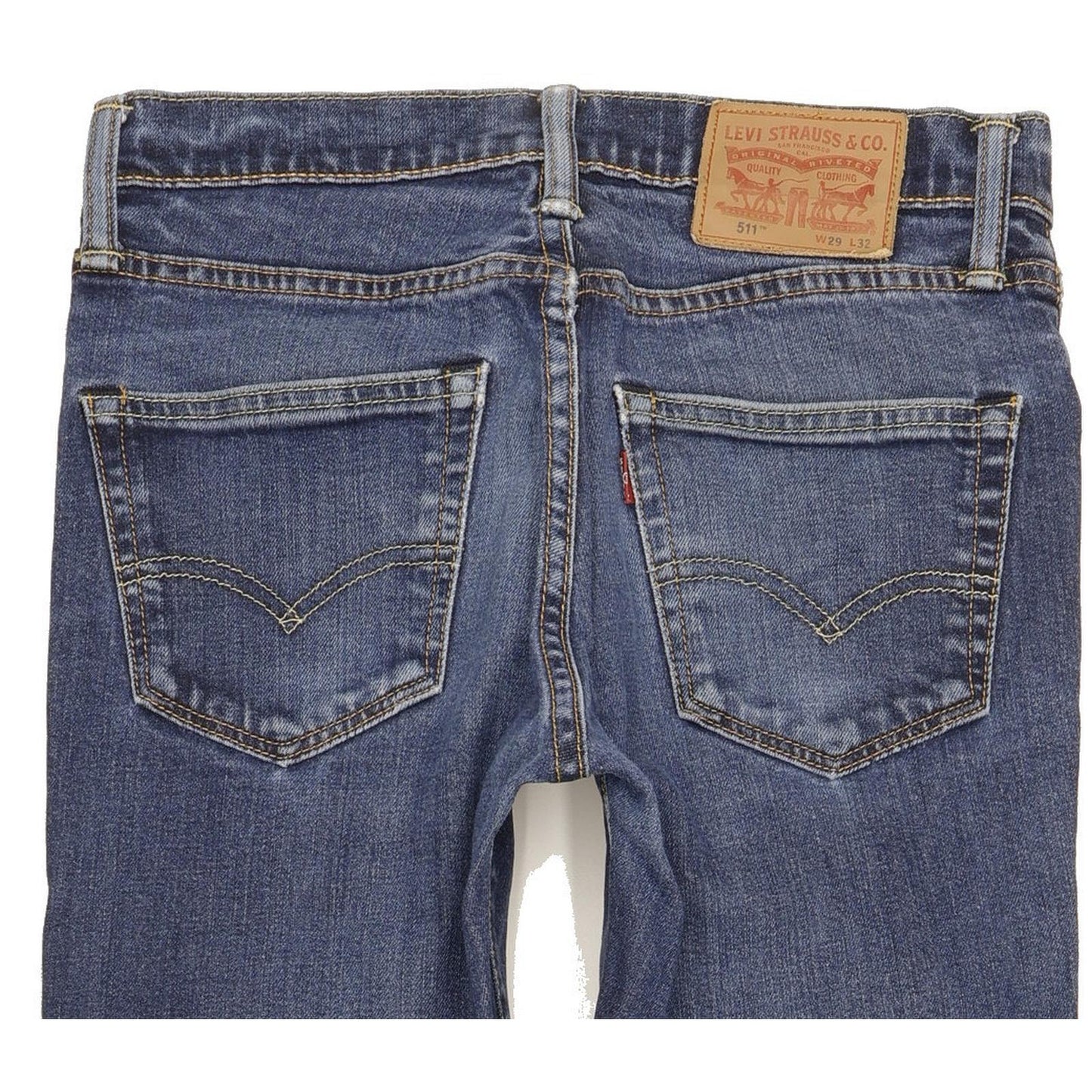 Levi's 511 Men Blue Straight Slim Jeans W29 L31