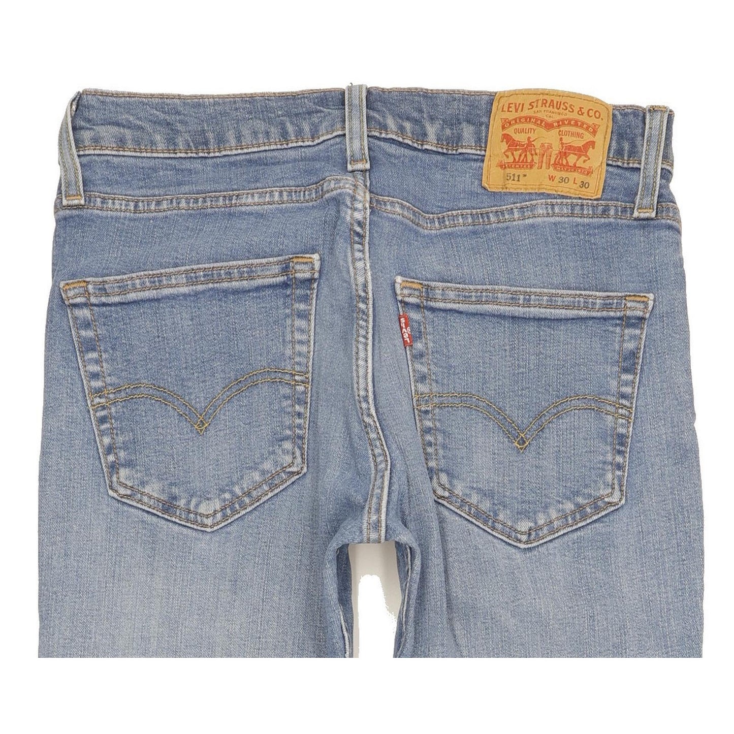 Levi's 511 Men Blue Straight Slim Stretch Jeans W30 L29