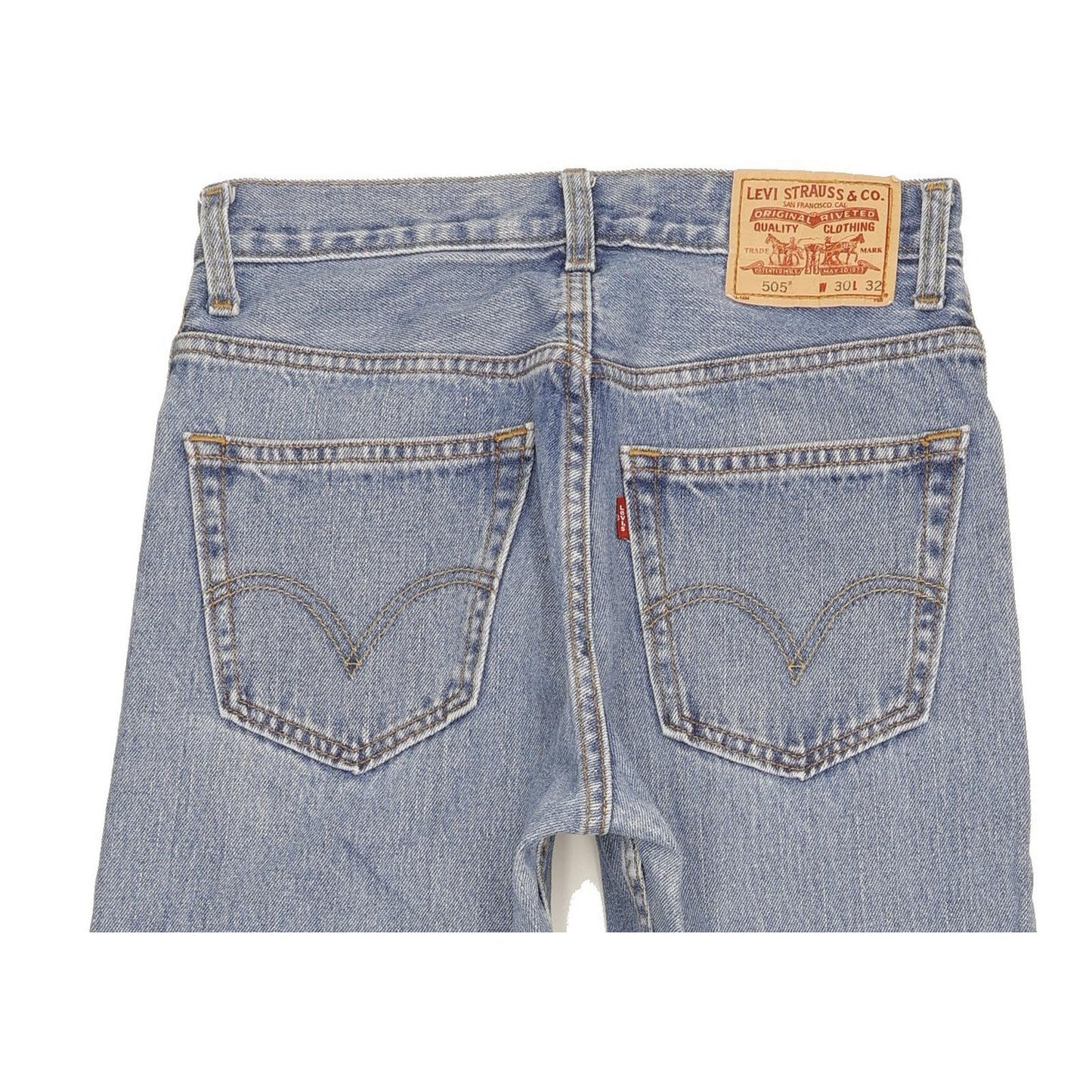 Levi's 505 Men Blue Straight Regular Jeans W30 L31