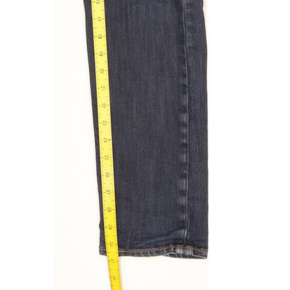 Levi's 508 Men Blue Straight Slim Stretch Jeans W28 L31
