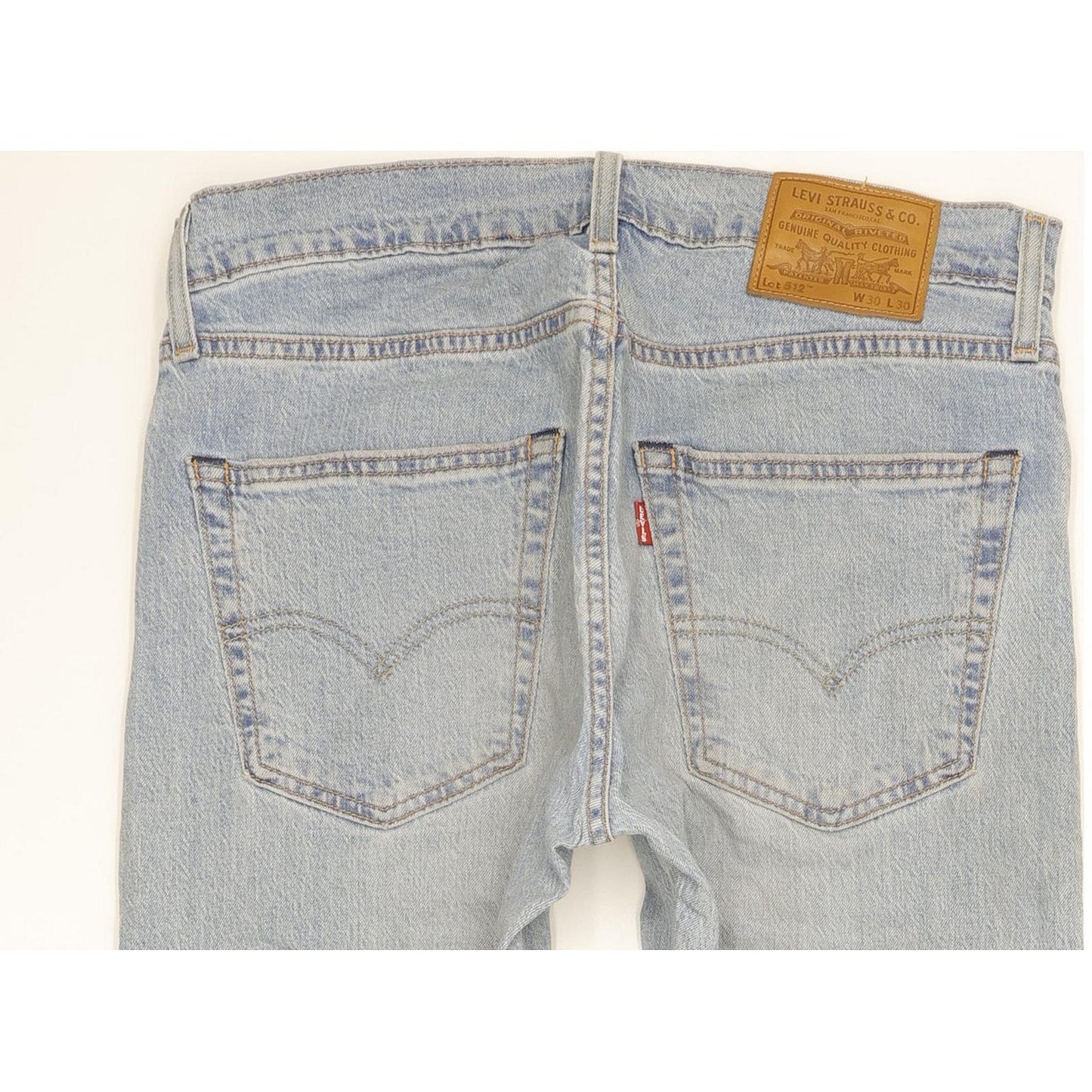 Levi's 512 Men Blue Tapered Slim Stretch Jeans W30 L29