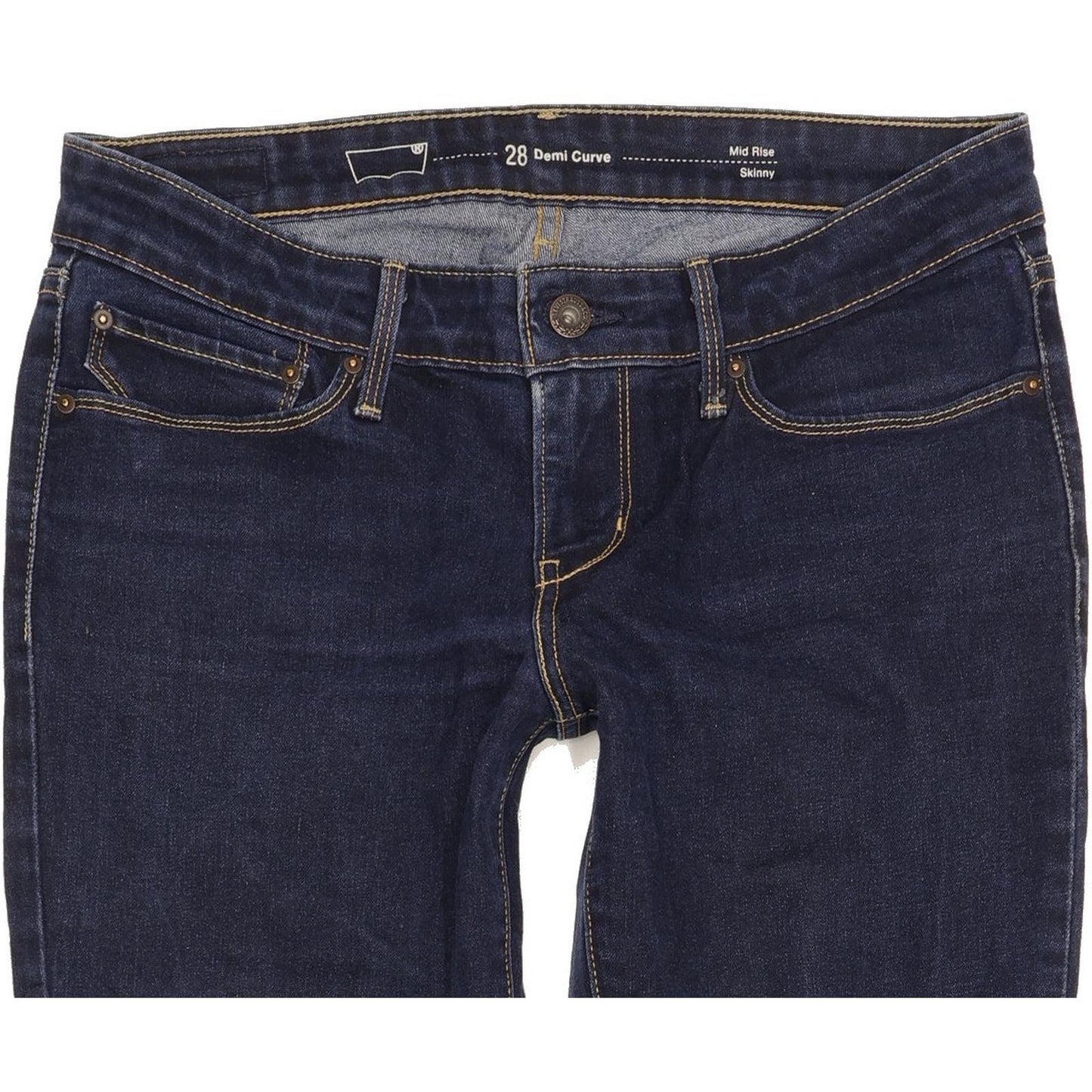 Levi's Demi Curve Women Blue Skinny Slim Stretch Jeans W28 L30