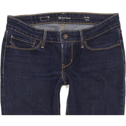 Levi's Demi Curve Women Blue Skinny Slim Stretch Jeans W28 L30