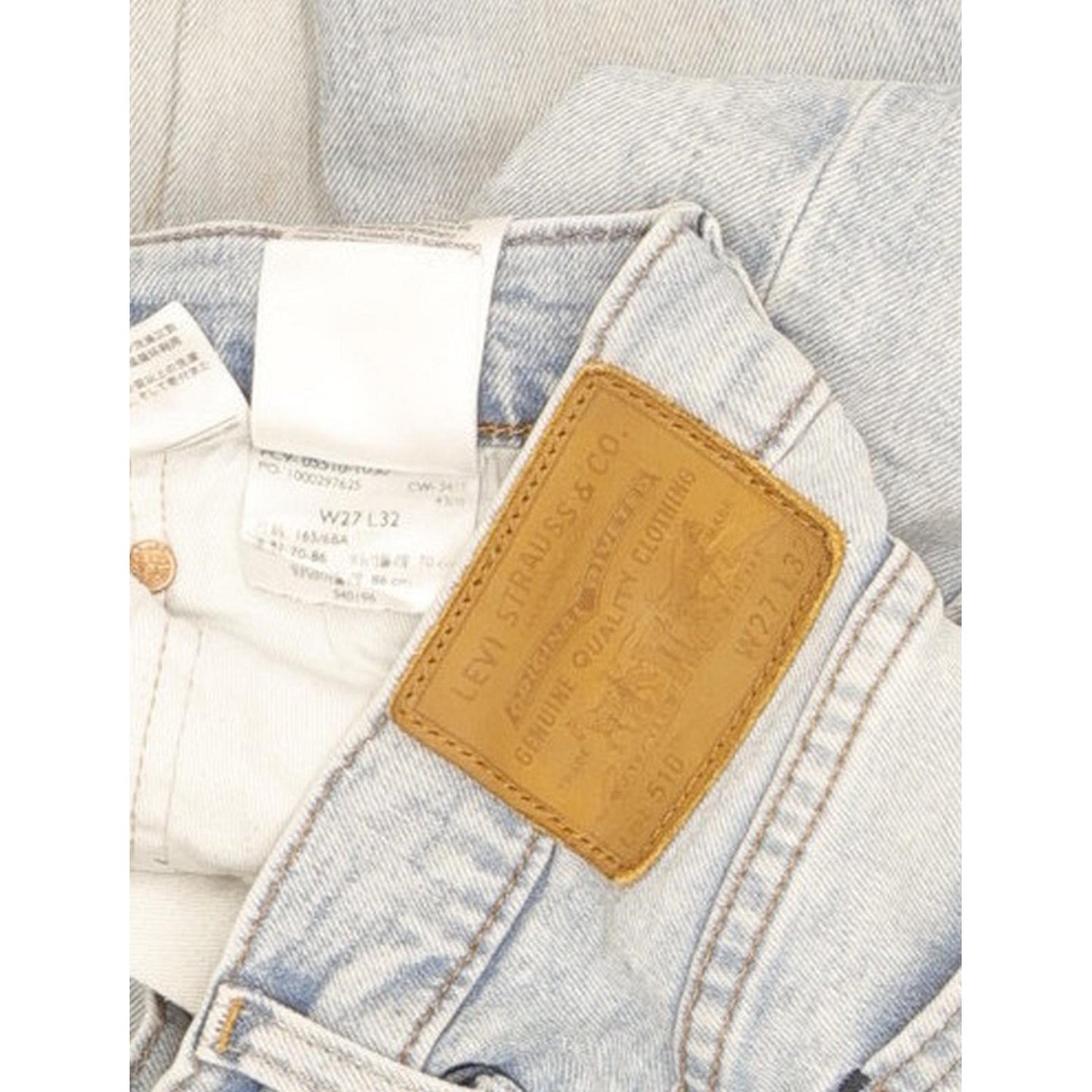 Levi's 510 Men Blue Skinny Slim Stretch Jeans W27 L31