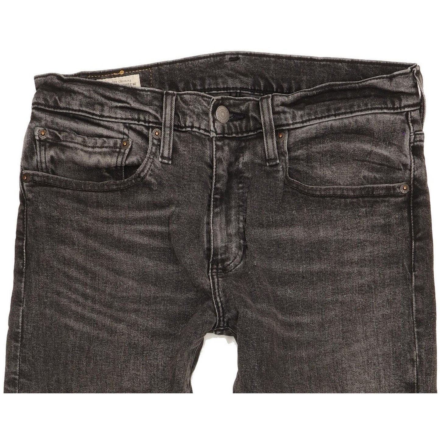 Levi's 502 Men Charcoal Tapered Regular Jeans W31 L33
