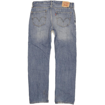 Levi's 505 Men Blue Straight Regular Jeans W36 L32