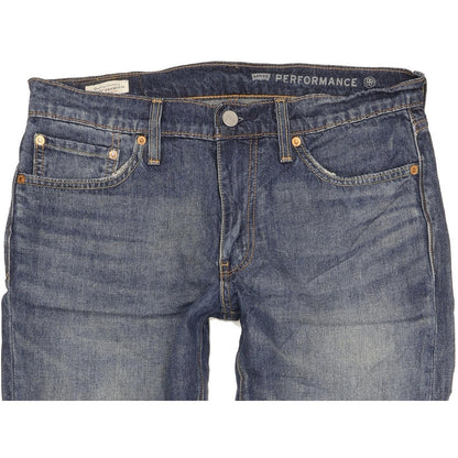 Levi's 511 Men Blue Straight Slim Stretch Jeans W32 L31