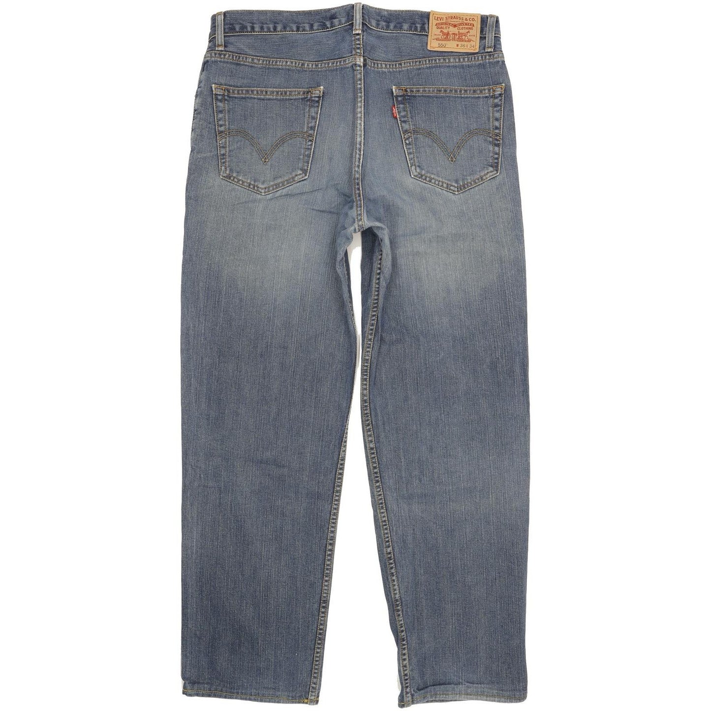 Levi's 550 Men Blue Straight Relaxed Jeans W36 L31