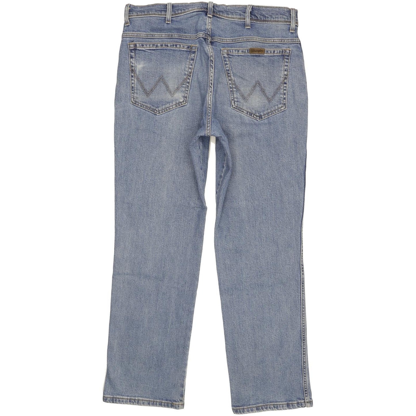 Wrangler Men Blue Straight Regular Stretch Jeans W36 L30