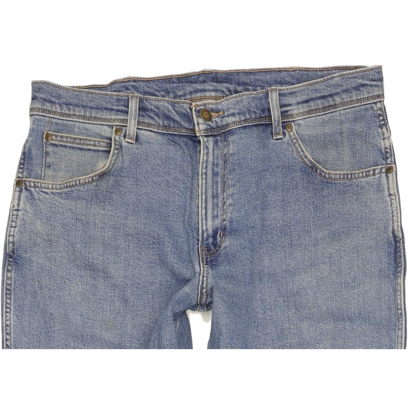 Wrangler Men Blue Straight Regular Stretch Jeans W36 L30