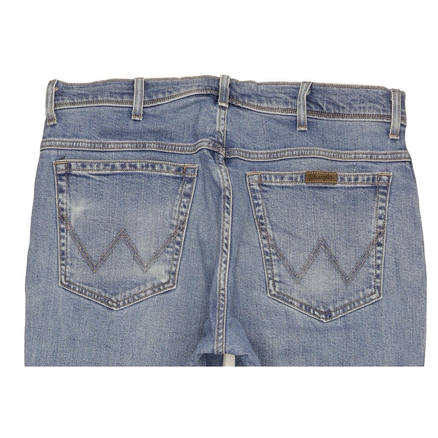 Wrangler Men Blue Straight Regular Stretch Jeans W36 L30
