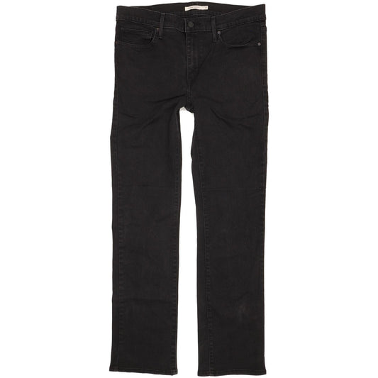 Levi's Slimming Women Black Straight Slim Stretch Jeans W32 L31