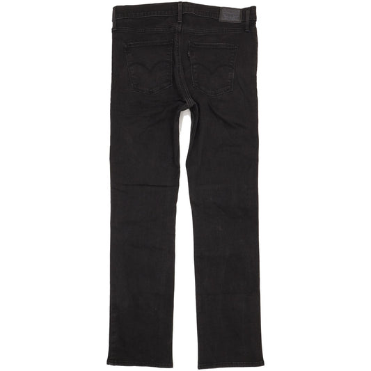 Levi's Slimming Women Black Straight Slim Stretch Jeans W32 L31