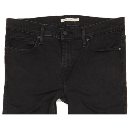 Levi's Slimming Women Black Straight Slim Stretch Jeans W32 L31