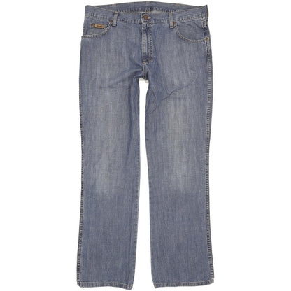 Wrangler Men Blue Straight Regular Jeans W38 L34
